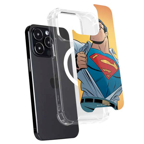 DC Comics Superman 90's Animated Series iPhone 16 Pro MagSafe Case